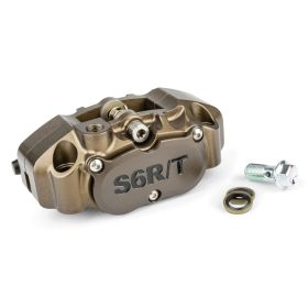 STAGE6 R/T MK2 Racing 4 Piston Radial Brake Clamp Hard Anodized