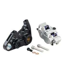FRANDO CNC Radialfrontbremsen Silber D.27mm Abstand 82mm für Vespa GTS