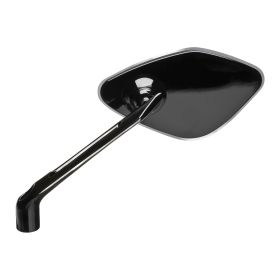 FAR 8111 Left Black Handlebar Mirror with Mounting Kit Included