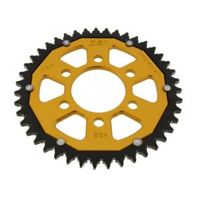 ZF Crown 43 Teeth Pitch 428 Black Gold Dual ZFD-15098-43-GLD