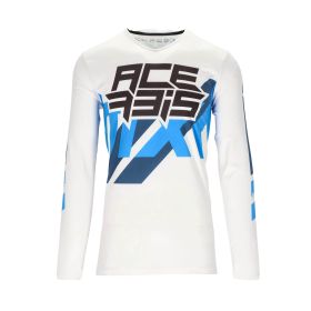 ACERBIS Off Road X-FLEX drei Shirt weiß/blau
