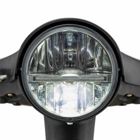 SIP PERFORMANCE LED Round Headlight 143 mm 12V DC with European Approval Mounting