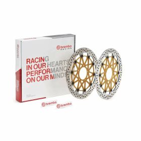 Disques frein course flottants BREMBO Supersport 208B85922 D.330 épaisseur 5,5 mm KAWASAKI
