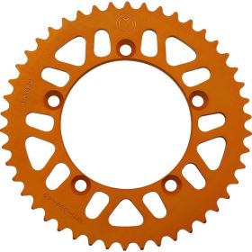 Pignon de chaîne en aluminium Moose Racing 420 46 dents orange