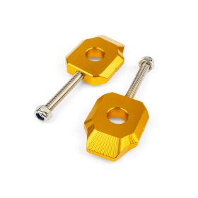 STR8 Gold Chain Tensioner Couple 12mm DERBI