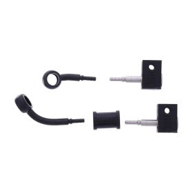 JMP HBF-9019-H-MBK Schwarzes Stahlbremsleitungsset 2 für Yamaha TRACER 900