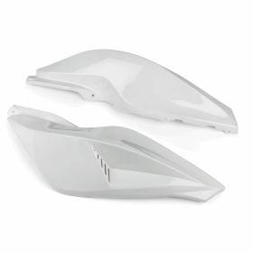 Coppia fianchetti radiatore STR8 bianco Yamaha Aerox New Design fino 2013