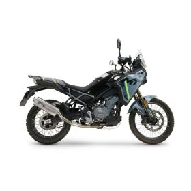 GPR genehmigte Slip-On Auspuff Dune Tri-Oval Titan für Cf Moto 450 MT Euro5 Plus