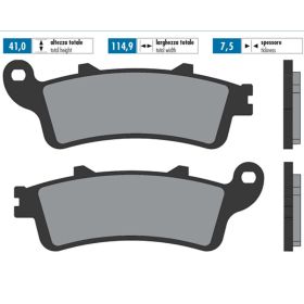 POLINI ORIGINAL brake pads pair 41x114.9x7.5 mm