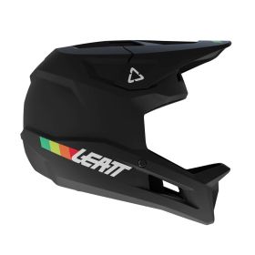 Casque de VTT intégral LEATT Gravity 1.0 en coque en polymère noire