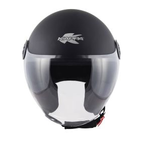 Casque demi-jet KAPPA KV59 Basic noir mat