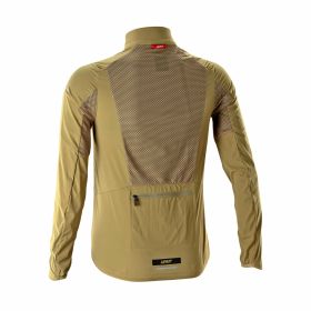 LEATT Windblock 2.0 Brauner Nylon Ripstop Atmungsaktiver MTB Windbreaker