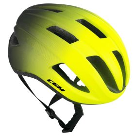 Casque de Vélo Homologué CGM 851G CENTRO URBAN Jaune Fluo Noir Mat