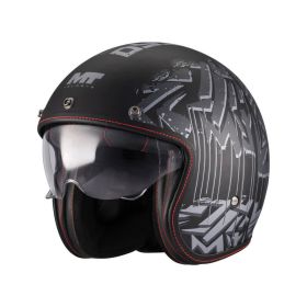 Casco jet MT HELMETS LEMANS 2 SV S DYSTOPIC B12 MATT
