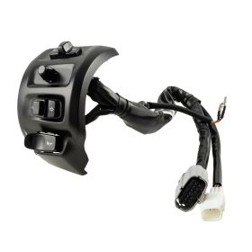 Interrupteur de déviation PIAGGIO gauche 1D005265 noir mat pour Vespa GTS/GTS Super