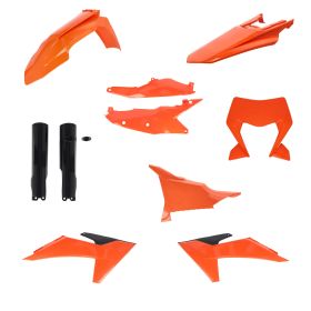ACERBIS Verkleidungskit 10 Teile 2025 Modell Orange/Weiß für KTM