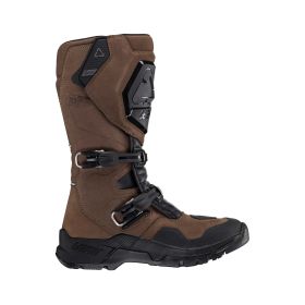 Stivali moto LEATT ADV HydraDri 7.5 Desert marrone nero chiusura SideLock