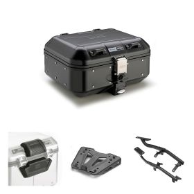 Kit bauletto GIVI TREKKER DOLOMITI nero 30L per YAMAHA TRACER 7 GT