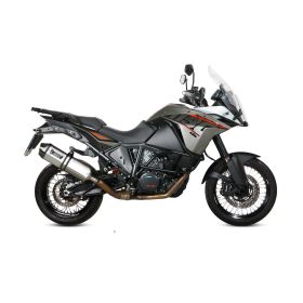 MIVV Speed Edge Slip-on Exhaust homologated in stainless steel for KTM 1190 Adventure