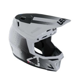 Casque de VTT LEATT Gravity 8.0 V24 Blanc Coque Ajustable Turbine 360°