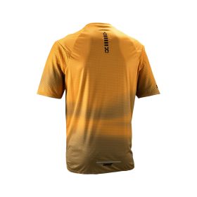 Maglia MTB LEATT Trail 3.0 giallo lager ventilazione X-Flow antibatterica