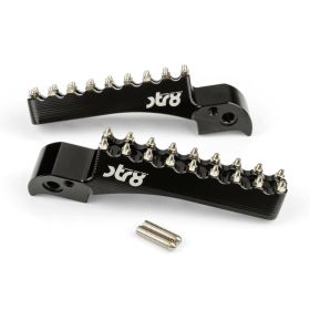 STR8 MX EVO CNC Beifahrerfußrasten Schwarz BETA RR 50