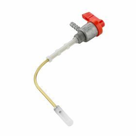 Rubinetto benzina OMG rosso con leva per PIAGGIO CIAO/PX