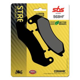 Jeu de plaquettes de frein SBS 968HF en composé céramique