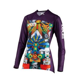 LEATT Gravity 4.0 Damen MTB Trikot mit langen Ärmeln Area 51 Stretchstoff