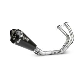 MIVV Delta Race Schwarzes Komplettauspuffsystem für KAWASAKI Ninja 650