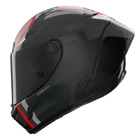 Casco integrale NOLAN X-804 RS Ultra Carbon Gemini 364 nero rosso