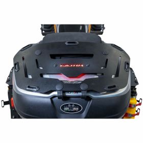 Support de bagages ISOTTA sur le top case avec supports inclus pour Moto Guzzi Stelvio