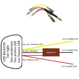 Resistenza freccia led JMP 100 Ohm 1W