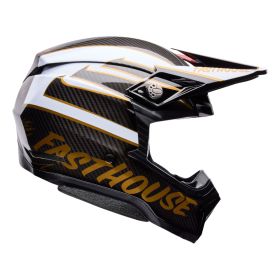 Casque motocross BELL Moto-10 Spherical Fasthouse DITD 25 noir or
