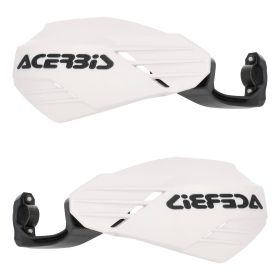 Paramani aperti ACERBIS bianchi/neri Linear