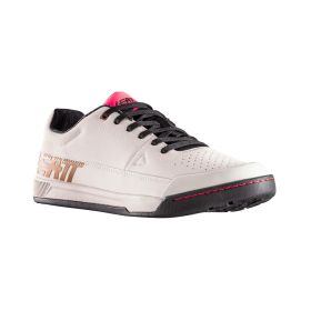 LEATT Women's MTB Shoes Flat 2.0 Cream White RideGrip WaffleGrip 320g
