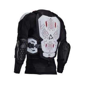 Maglia protettiva moto LEATT 5.5 Evo nero bianco maniche lunghe