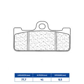 CL BRAKES 2329C60 Rennbremsbelagsatz vorne