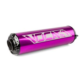 Voca Racing CNC Aluminium Schalldämpfer Lila/Schwarz