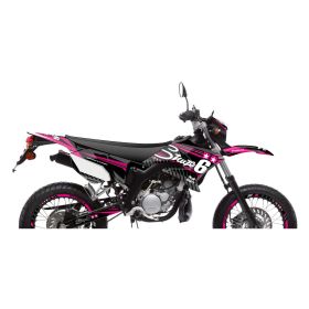 Stage6 Pink Deco Graphics Kit for Yamaha Dt 50
