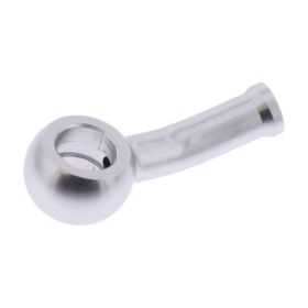 STAHLFLEX TYP0802 Ringanschluss silber 8mm 20