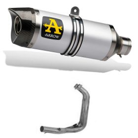 ARROW Slip-On Auspuff Street Thunder Titan Carby-Endkappe Yamaha YP 500 TMAX 500 2008-2011