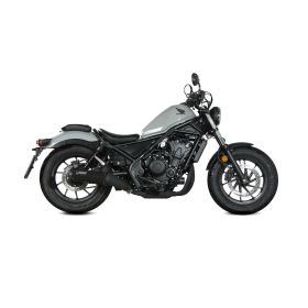 MIVV Hr-1 Schwarzer Slip-On Auspuff genehmigtem Carbon-Endstück für HONDA CMX 500 Rebel