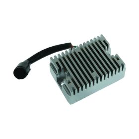 WAI Chrome Regulator 12V 1 Connector for HARLEY DAVIDSON SPORTSTER