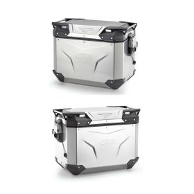 Kit valigie laterali GIVI TREKKER OUBTBACK EVO alluminio 48L per MOTO MORINI X-CAPE