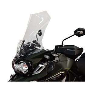 ISOTTA wechselbare Windschutzscheibe dunkel getönt 540x460x6mm für TRIUMPH Tiger Explorer
