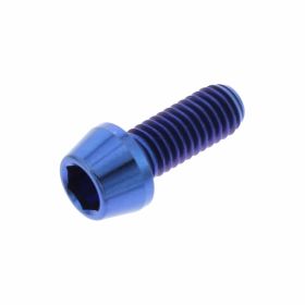 PRO-BOLT titanium conical screw M6x1 15mm anodized