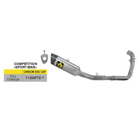 Marmitta completa ARROW racing Competition Sport-Bike per Aprilia RS 660