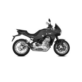 MIVV GP Pro Slip-on Auspuff genehmigt in Titan für MOTO GUZZI V100 Mandello 2025