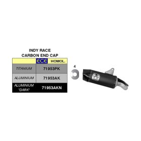 ARROW Indy-Race Slip-On Auspuff aus Aluminium und Endkappe für Moto Guzzi V100 Mandello